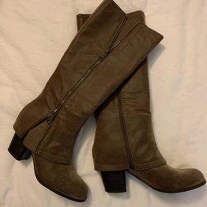 Brown Suede Boots